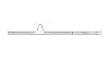 A single signal pulse traveling along a long insulated nerve fiber marked with rhythmic nodes, in minimalist black and white, evoking a steady clock pace