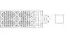 A wide field of dense geometric patterns resolving from left toward a single blank cell on the right, in minimalist black and white, evoking raw computation working out a problem never seen before