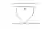 A minimalist black and white line diagram of a heart outline reaching a solid floor line but stopping short of a dashed ceiling line, representing AI raising the baseline of care while the highest reaches remain human.