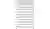 A minimalist black and white line diagram of many aligned horizontal sleep bars stacked in a tight column, representing over a thousand nights of consistent sleep and wake timing.