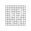 Minimalist grid of geometric cells with selectively removed columns suggesting data filtering for privacy
