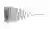 A minimalist black and white line diagram of a jagged line easing into a flat line, representing a nightly stretching routine winding the nervous system down before sleep.