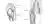 Two pencil anatomical drawings of the hip muscles. From behind: the gluteus maximus covering the buttock, with the gluteus medius above it under the rim of the pelvis. From the front: the psoas major running beside the lower spine and the iliacus lining the pelvic bowl, both reaching the thigh bone, with the tensor fasciae latae on the outer hip and the rectus femoris down the front of the thigh.