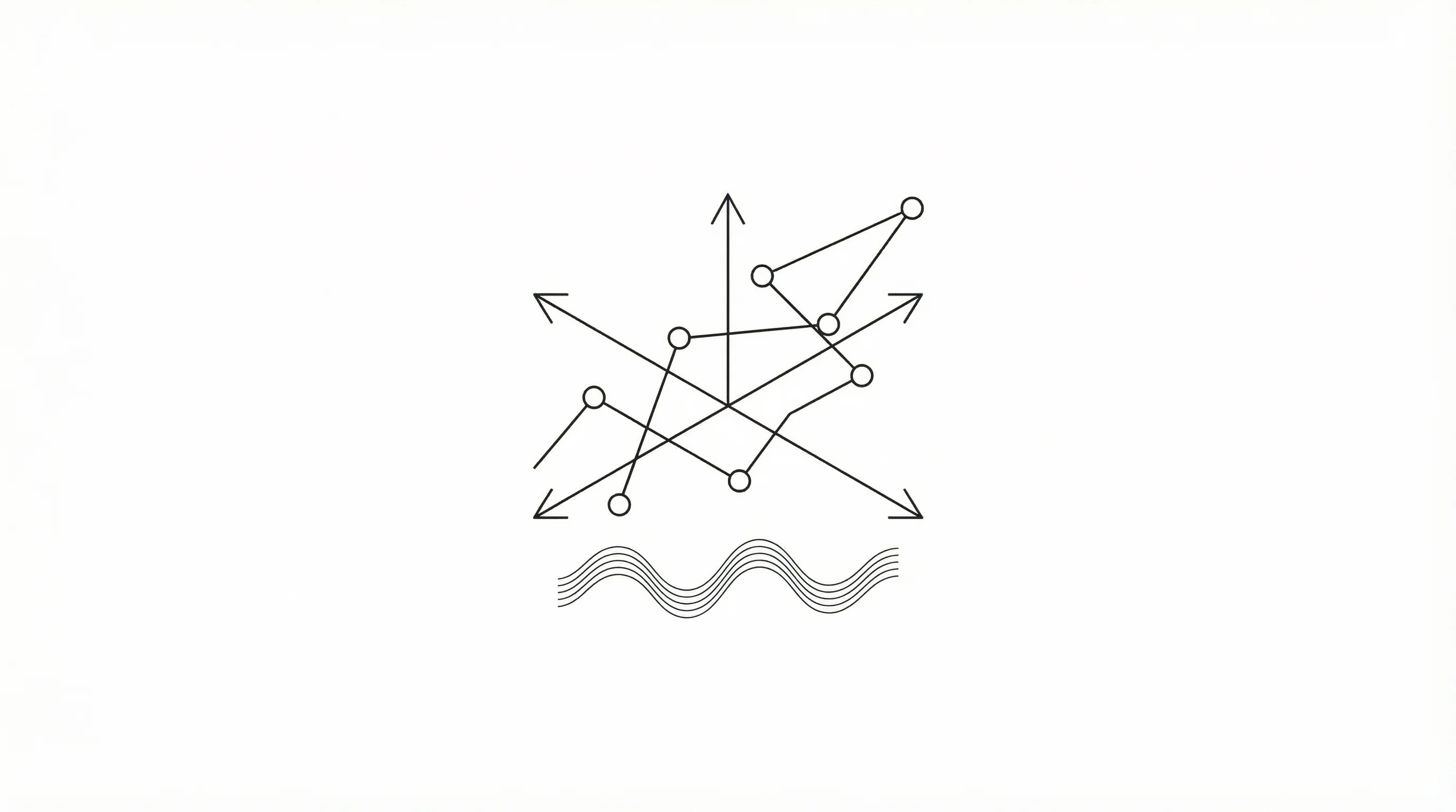 Abstract visualization of inertial navigation and motion tracking